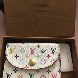 Authentic Louis Vuitton Multicolor Card Case